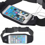 Wholesale iPhone 6s Plus / 6 Plus 5.5 Universal Sports Pouch Belt (Black)